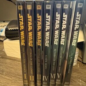 Star Wars Trilogy set of six DVD